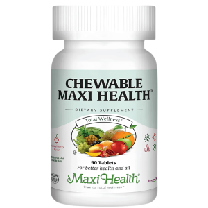 מקסי הלט- מולטי ויטמין ללעיסה, 90 טבליות- Chewable Maxi Health, מקסי הלט, אוצר הטבע