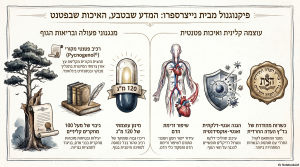 אינפוגרפיקה יתרונות הפיקנוגנול- Pycnogenol, נייצ'רס פרו - Naturepro, אוצר הטבע